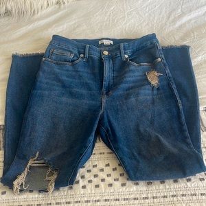Good American Distressed Skinny Jeans